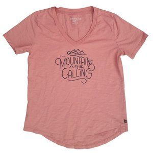 United By Blue Short Sleeve T Shirt Womens V Neck